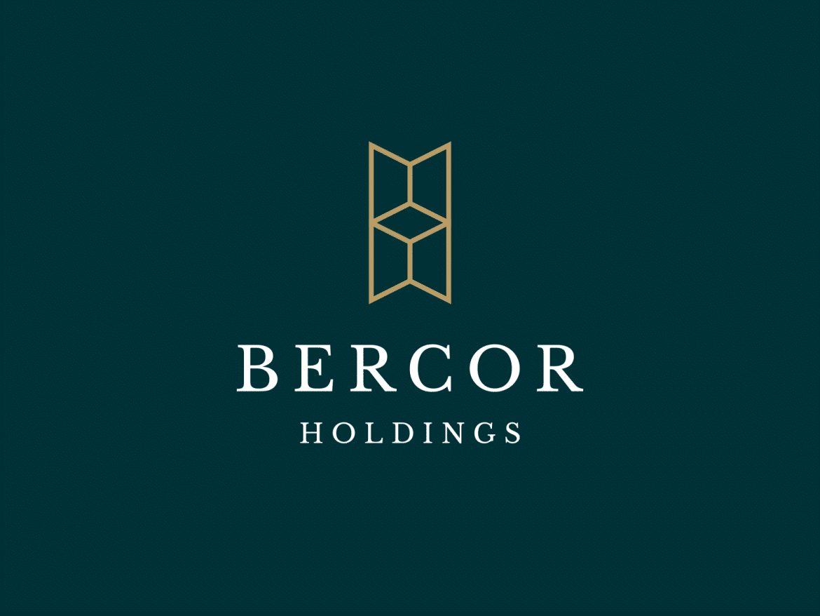 Bercor Holdings Logo (Alternative) brand brand and identity brand guideline brand identity branding corporate gold investment letter b logo luxury luxury brand luxury branding metal minimalism palladium platinum rhodium silver solid