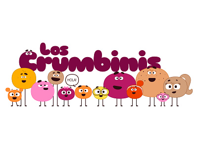 Los Crumbinis animation branding illustration