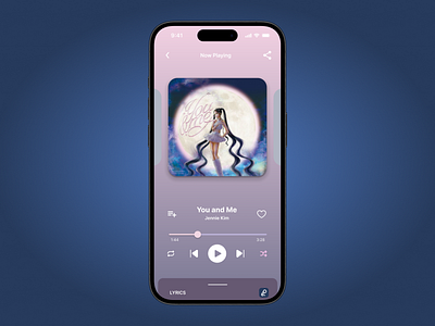 Challenge #009 Music Player | DailyUI app design ui ux