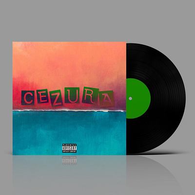 "Cezura" Cover Art ~ EP album by Urka art direction color pallete cover art graphic design logo typography