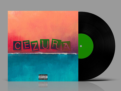 "Cezura" Cover Art ~ EP album by Urka art direction color pallete cover art graphic design logo typography