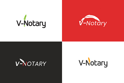 Notary Business Logo Design | V-Notary brand guidelines branding business company logo logo designer logo maker logo redesign luxurious logo design minimalist logo modern logo notary notary business notary company notary logo notary logo design notary pen sabidkhan sabidkhan99 simple logo design social media kit timeless logo