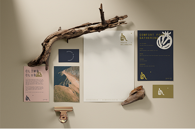 Roots of Belonging branding graphic design print design stationary