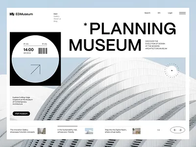 EDMuseum - Website Concept art artist artmuseum artworld culture event exhibition gallery historical modern museum portfolio statue typography ui ui visual design vintage