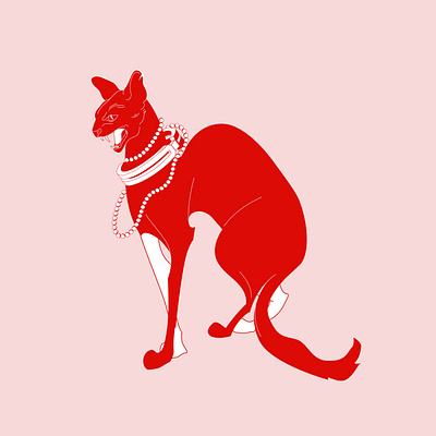 cat animale cat design illustration logo minimal vector