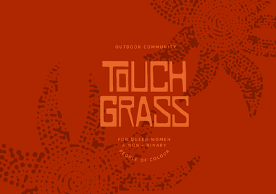 Touch Grass branding graphic design logo