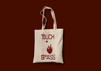 Touch Grass branding graphic design logo