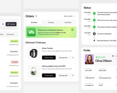 eCommerce widgets: Case UI Kit admin branding case clean dashboard design startup ui user interface ux web widgets