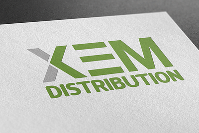 XEM Distribution branding graphic design logo