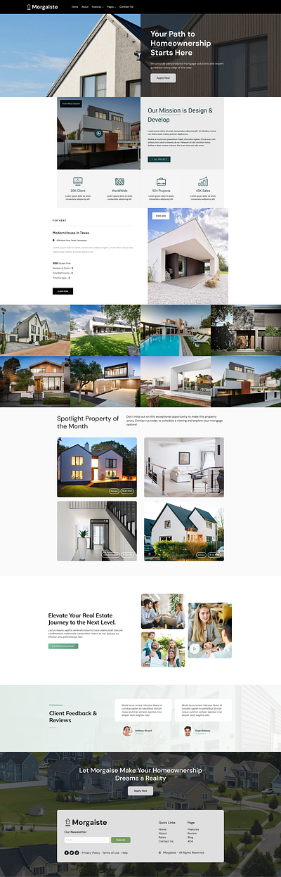 Modern Real Estate Website UI Designs 3d animation branding design ecommerce website graphic design illustration logo motion graphics shopify ui vector website devlopment website theme website ui