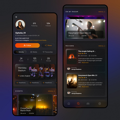 App for Music Enthusiast app app design branding design figma graphic design motion graphics music photoshop ui ux visual design