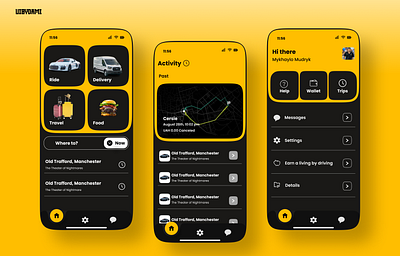 Mobile app: Transit design/Concept app branding design graphic design illustration typography ui ux