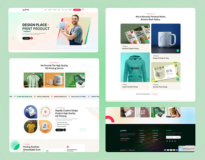 Quelly - T-Shirt, Printing & Packing Services WooCommerce WordPr printshop wordpress theme