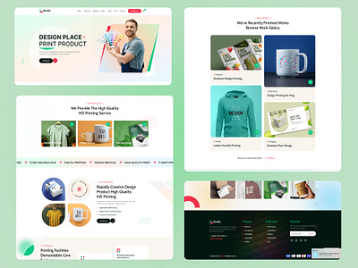 Quelly - T-Shirt, Printing & Packing Services WooCommerce WordPr printshop wordpress theme