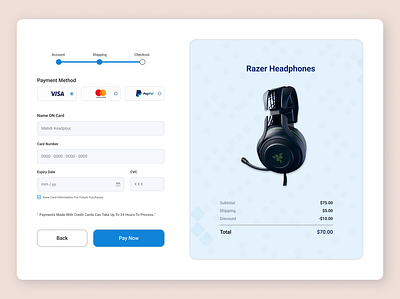 Credit Card Checkout app credit card checkout dailyui dashboard day002 design figma form online product design typography ui ui design ux vector web web design webdesign