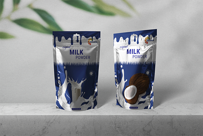 Milk pouch design branding business card flyer design graphic design logo milk pouch design social media post design t shirt design