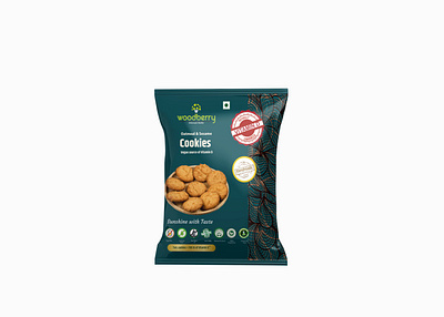 Cookies Pouch Design box design brand design branding cookies cookies branding cookies packaging cookies pouch design designer food packaging healthy cookies indian brand indian food kids cookies label design logo design mockup mockup design packaging pouch design product design