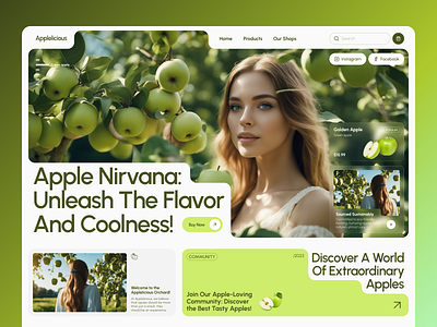 Apple Nirvana branding case study color design fol graphic design ui ux webdesign