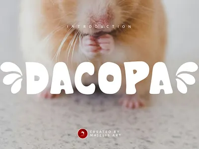 DACOPA art beauty cute design font letter