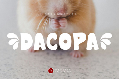 DACOPA art beauty cute design font letter