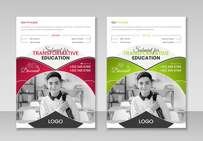 Creative Admission Flyer Deign. admission admission flyer creative flyer education education flyer educational flyer design flyer flyer design graphic design modern design print design printing school admission flyer desing