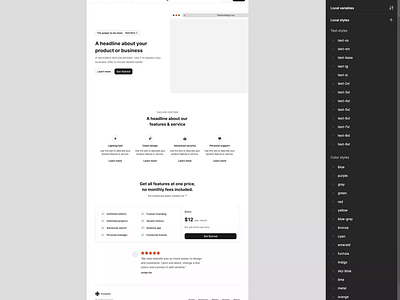 One component → 999 website ideas in Figma branding design design system figma interface ui ui kit ux website