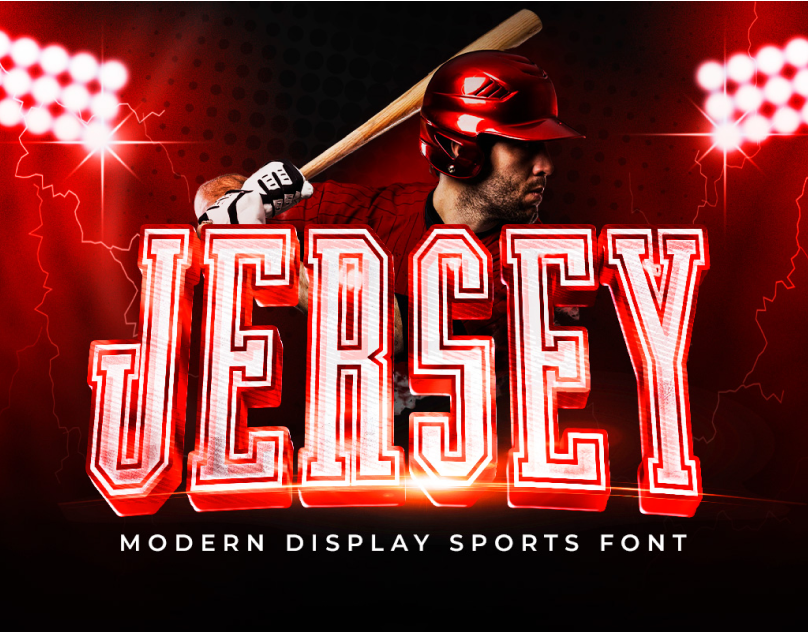 Jersey - Modern Display Sports Font branding design font graphic design handwritten italic logotype script typeface ui
