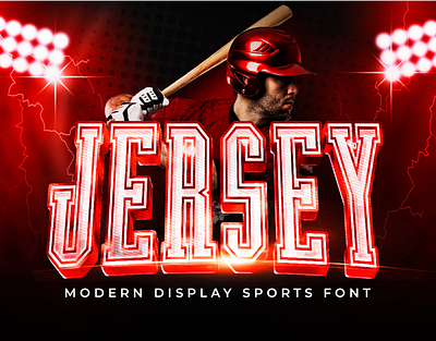 Jersey - Modern Display Sports Font branding design font graphic design handwritten italic logotype script typeface ui