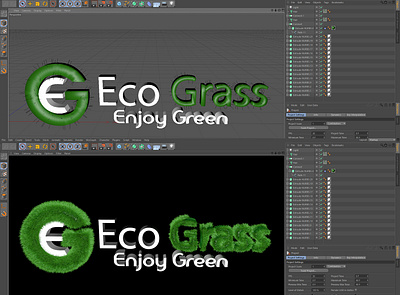 Eco Grass Banner app ball banner blue branding corporate identity design graphic design green illustration logo logo design mockup stadium web web design website