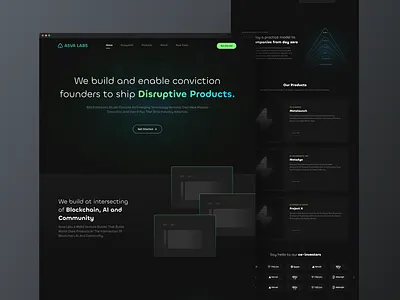 Blockchain Website UI | Landing Page ai landing page blockchain blockchain website crypto finance crypto platform landing page product design saas ui website design website ui