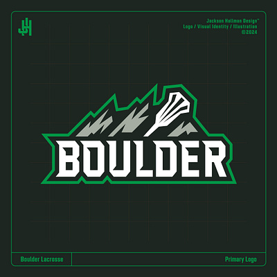 Boulder Lacrosse Rebrand badge brand brand identity branding colorado design lacrosse logo logo design rebrand sport sports sports logo typography visual identity wordmark