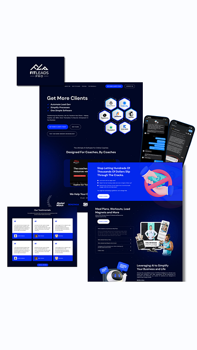 Landing page design inspiration agency landing page design animation branding fitness landing page design fitness model website fitness website design gohighlevel agency landing page gohighlevel expert graphic design landing page design inspiration model website ui