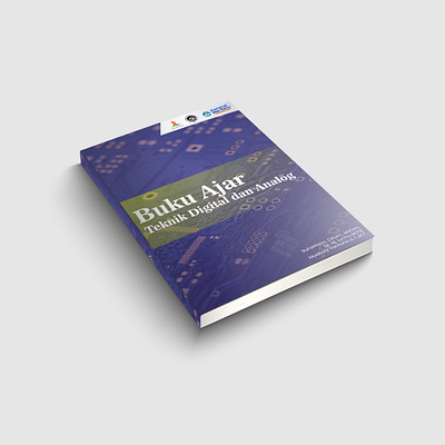 Book Cover Design - Buku Ajar Teknik Digital dan Analog book mockup product design