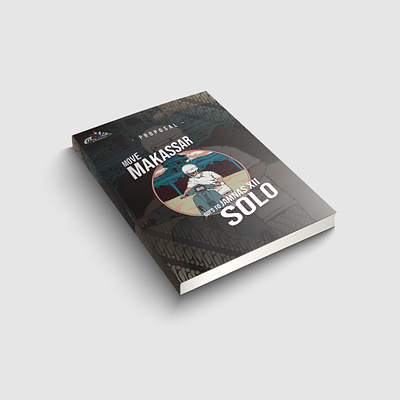 Book Cover Design - Proposal Move Makassar book mockup product design