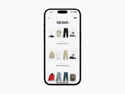 style board mobile app microinteraction airbnb animation app clean development ecommerce fashion fashion app graphic design ios app loading minimal app mobile app mood board product design style swipe ui ux wishlist