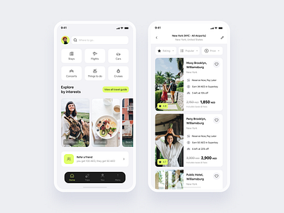 Experience - Travel Mobile App Redesign - WIP cars design flights hotel ios mobile apps ui ui design uiux design ux ux design