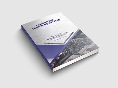 Book Cover Design - Pengantar Teknik Komputer book mockup product design