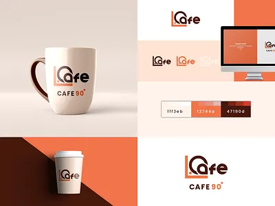 Cafe 90° artisancoffee brandguideline brandidentity branding brandstyleguide cafeculture coffee coffeehouse coffeeshop coffeeshoplogo coffeetime dribbble dribbbleindia dribbbleinvite dribbblepopular dribbbler dribbbleshot espresso logo modernlogo