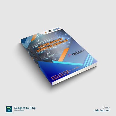 Book Cover Design - Sistem Operasi Berbasis Jaringan book mockup product design