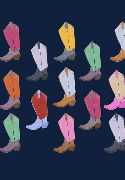 Boots Pattern illustration