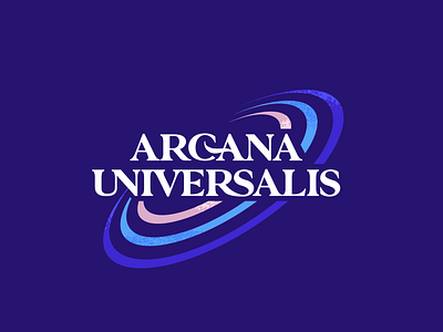 Arcana universalis app branding graphic design logo logotype tarot typography