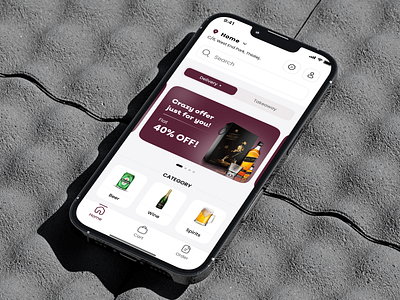 Online Liquor Delivery App UI alcohol delivery app design app ui behance daily ux dashboard design design designers dribbble figma graphic design landing page liquor delivery liquor delivery app logo ui ui design uiux