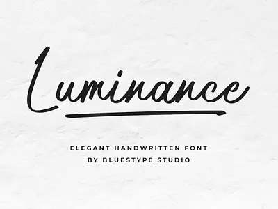 Luminance Font branding design font font design free font logo font modern script type typography