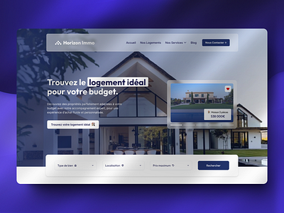 Website for a estate agency 🏠 agence immobilière branding estate agency figma graphic design ui website