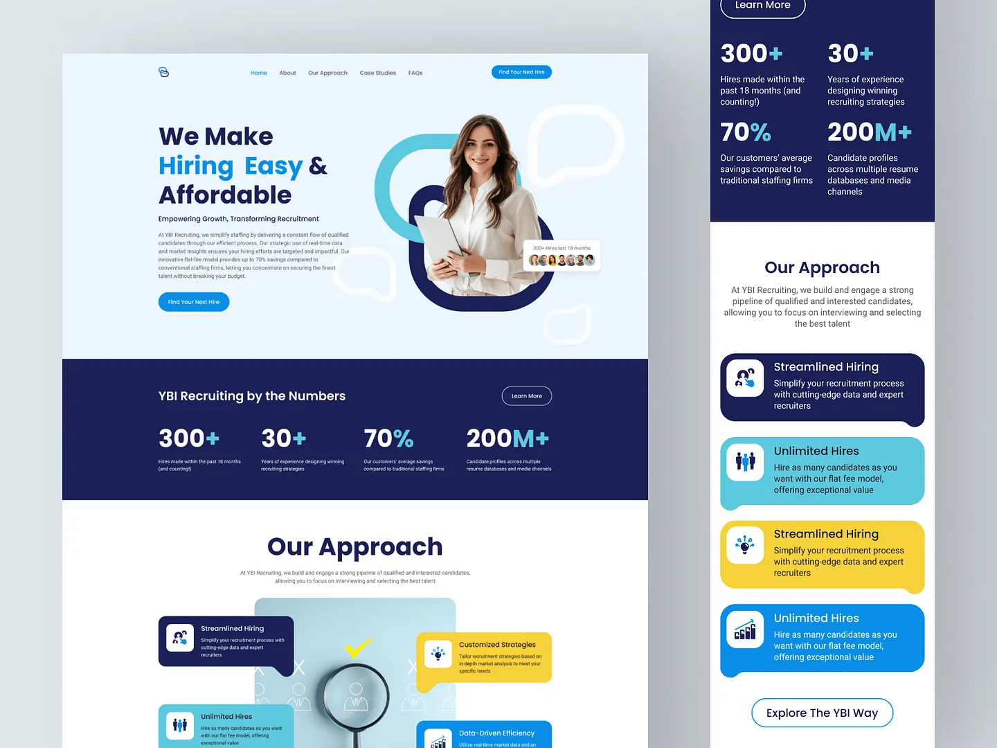 Modern Recruitment Website Design for Effective Hiring