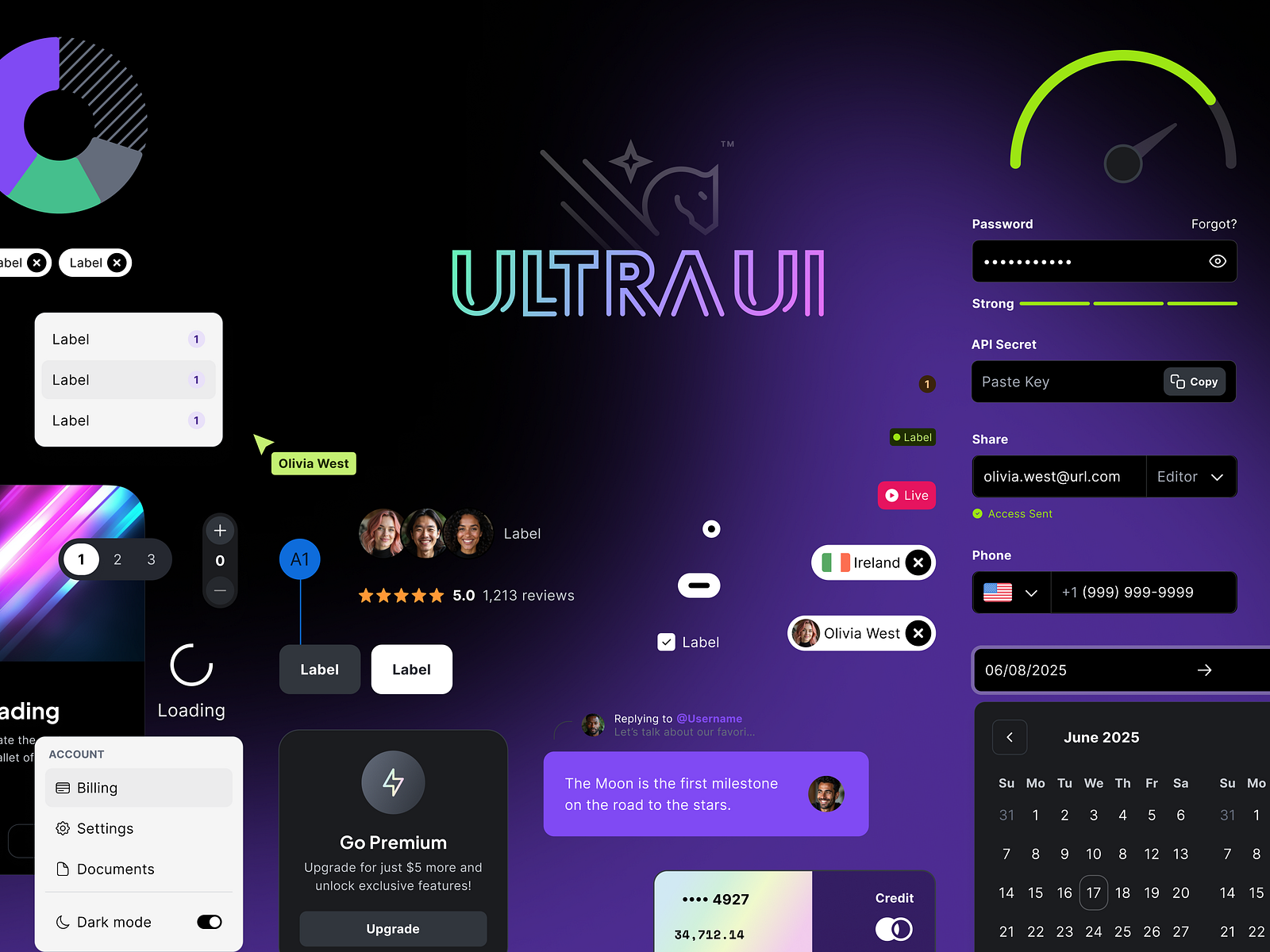 Pegasus UltraUI - Design System by John MacMenamin on Dribbble