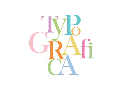 Typografica design graphic design serif typography