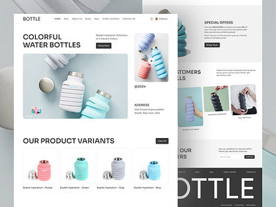 Bottle eCommerce Website bottle ecommerce website bottle website design colorful bottle design e commerce ecommerce landing page ecommerce shop fashion ecommerce fashion landing page gphmoinul landing page mobile app mobile responsive shopify shopify bottle ecommerce shopify bottle website shopify store water bottle web application website design