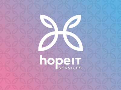 Hope IT Services Approved Logo branding butterfly command concept design graphic design icon identity it logo tech