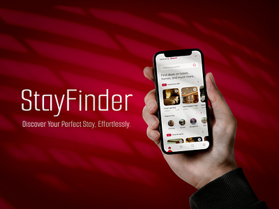 StayFinder - Mobile App Screens appdesigner appdevelopment appui designcommunity designinspiration designprocess interfacedesign mobileappdesign productdesign uiuxdesign userexperience